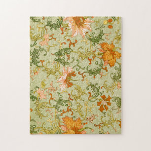 Vintage Chinese ornament Jones Bloemen Legpuzzel