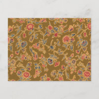 Vintage Chinoiserie Bloemrijke Brokaat 18e Eeuw