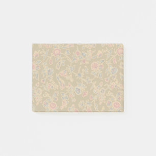 Vintage Chinoiserie Bloemrijke Brokaat 18e Eeuw Post-it® Notes