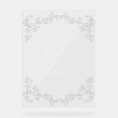 Vintage Chinoiserie Mariage Bienvenue (Recto)