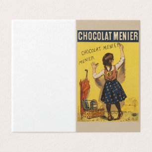 Vintage Chocolat Menier Frans Poster Bouisset Kuns Kaart