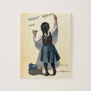 Vintage Chocolat Menier Frans Poster Bouisset Kuns Legpuzzel