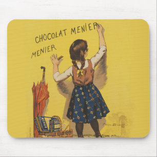 Vintage Chocolat Menier Frans Poster Bouisset Kuns Muismat