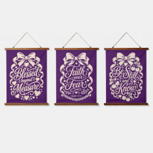 Vintage Christelijk Huis Muur Decoratie Trio Weerg Hangend Wandkleed