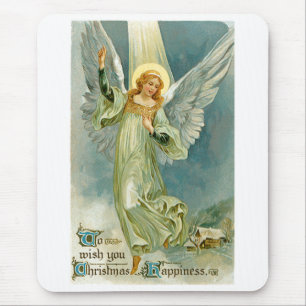 Vintage Christmas Afbeelding Mousepad Muismat