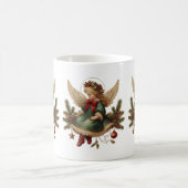 Vintage Christmas Angel Coffee Mug (Centre)