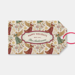 Vintage Christmas Angels Custom  Cadeaulabel