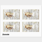Vintage Christmas Angels Sticker (Vel)