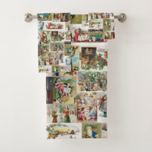 Vintage Christmas Antique Collage