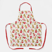 Vintage Christmas Bells Schort (Voorkant)