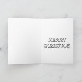 Vintage christmas card kaart (Binnen)