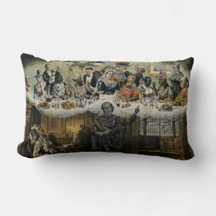 Vintage Christmas Carol Queen Victoria Kussen