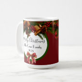 Vintage Christmas Coffee/Hot Cocoa Mug (Devant gauche)