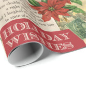 VINTAGE CHRISTMAS COLLAGE CADEAUPAPIER (Rol Hoek)