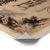 Vintage Christmas Décor musical à poster (Coin)