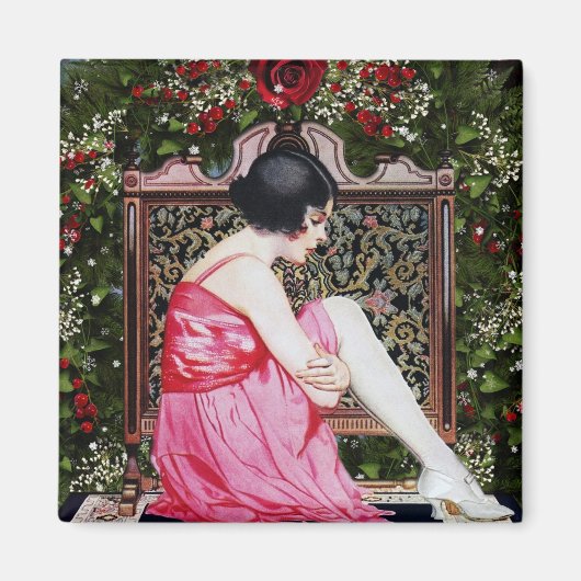 Vintage Christmas Frigo Magnet (Devant)