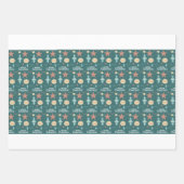 Vintage Christmas Inpakpapier Vel (Voorkant 3)