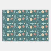 Vintage Christmas Inpakpapier Vel (Voorkant)