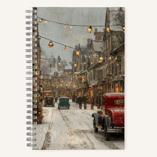 Vintage Christmas Notitieboek (Voorkant)