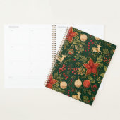 Vintage Christmas Pattern - Planner (Devant avec enveloppe)