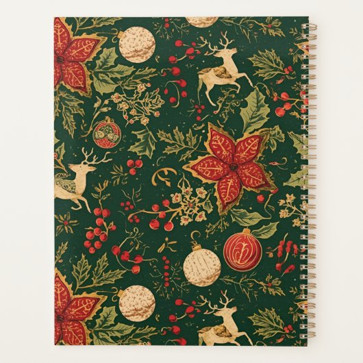 Vintage Christmas Pattern - Planner (Dos)