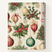Vintage Christmas Planner Notitieboek (Achterkant)