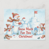 Vintage Christmas Postcard Briefkaart (Voorkant)