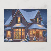 Vintage Christmas Postcard Briefkaart (Voorkant)