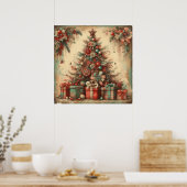 Vintage Christmas Poster (Cuisine)