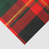Vintage Christmas Red Green Plaid  Tissuepapier (Detail)