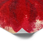 Vintage Christmas retro lady Poster de vacances (Coin)