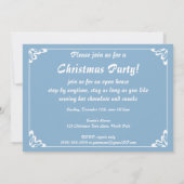 Vintage Christmas, Santa Claus Invitation d'avion (Dos)