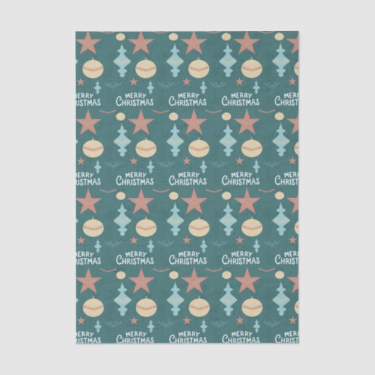 Vintage Christmas Tissuepapier (Voorkant)