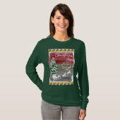 Vintage Christmas trees T-shirt (Voorkant volledig)