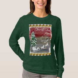 Vintage Christmas trees T-shirt