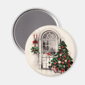 Vintage Christmas Window Magnet (Recto/Verso)