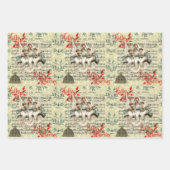 VINTAGE CHRISTMAS WRAPPINGPAPIER INPAKPAPIER VEL (Voorkant 3)