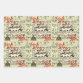 VINTAGE CHRISTMAS WRAPPINGPAPIER INPAKPAPIER VEL (Voorkant 2)