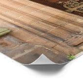 Vintage Church Door - Royaume-Uni - Poster (Coin)