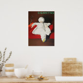 Vintage Cigarettes Advertisement Poster (Cuisine)