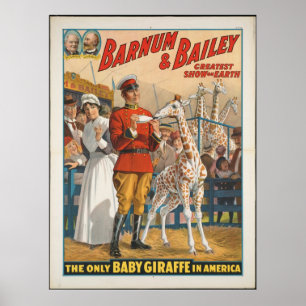 Vintage: circus Barnum & Bailey - Poster