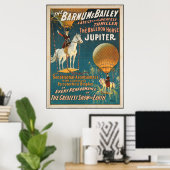 Vintage: circus Barnum & Bailey - Poster (Thuiskantoor)