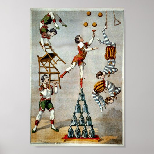 Vintage Circus Poster (Voorkant)