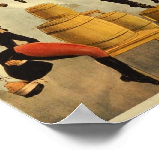 Vintage Circus Sideshow Poster (Coin)