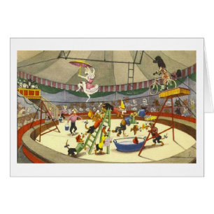 Vintage - Circus van honden