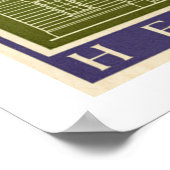 Vintage City Arms Hotel Affiche de voyage (Coin)