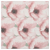 Vintage classic big pink flower tissu (Échantillon)
