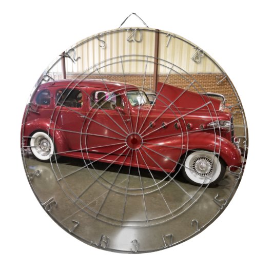 Vintage  Classic car Dartbord (Voorkant)
