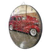 Vintage  Classic car Dartbord (Voorkant Rechts)