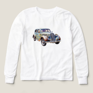 Vintage Classic Car Watercolor Illustration